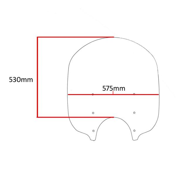 Cupolino PowerBronze Flip-Up + trasparente BMW R18 2021-2025