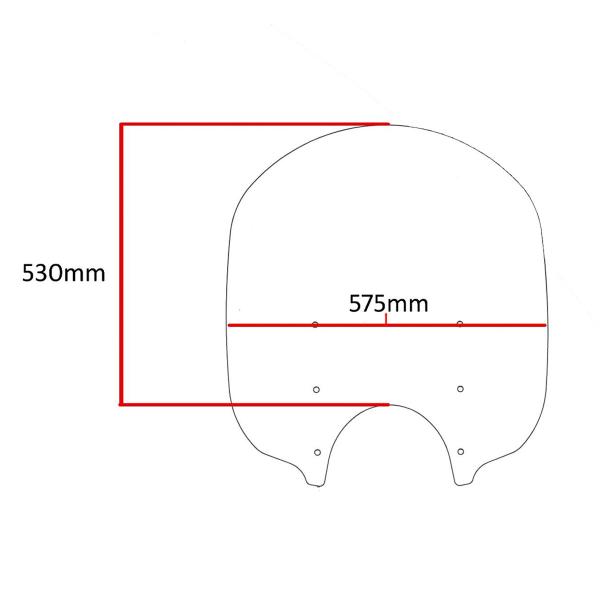 Cupolino PowerBronze Flip-Up + fume chiaro BMW R18 2021-2025