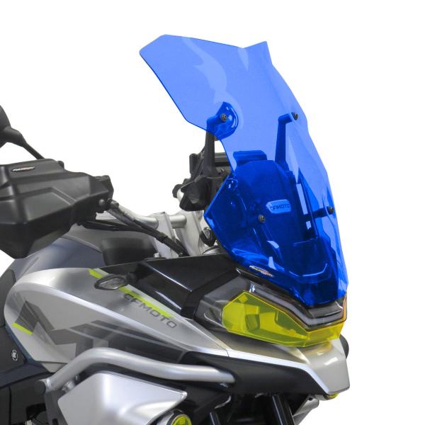 Cupolino PowerBronze Touring blu elettrico CFmoto 800MT Explore 2022-2024