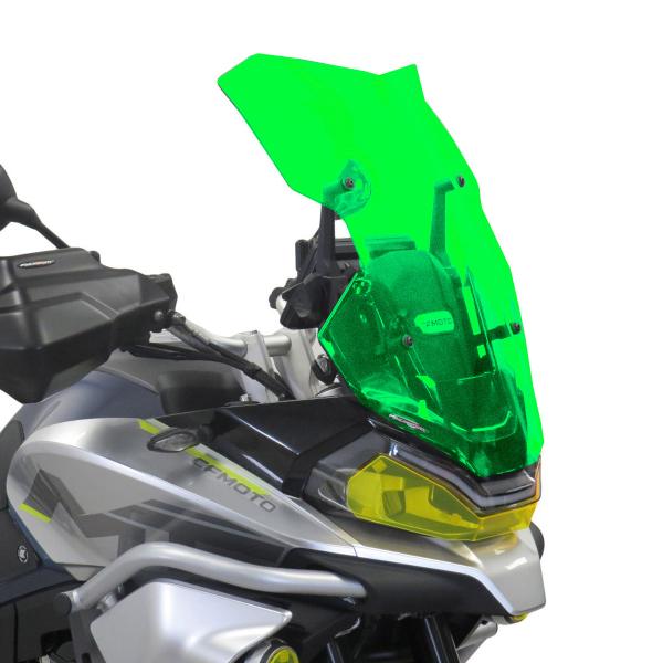 Cupolino PowerBronze Touring verde fluo CFmoto 800MT Explore 2022-2024