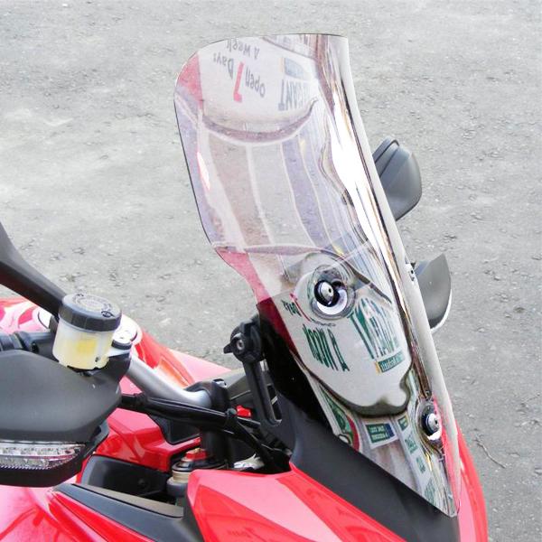 PowerBronze Flip-Up clear screen Ducati Multistrada 1200 2010-2012