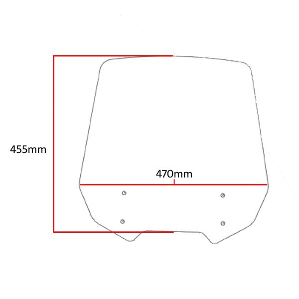 Cupolino PowerBronze Flip-Up fume chiaro Honda NT700 DeauVille 2006-2013