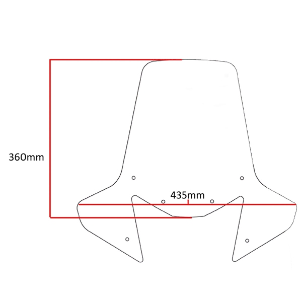 Cupolino PowerBronze Flip-Up fume chiaro Yamaha XTZ660 Tenere 2008-2016