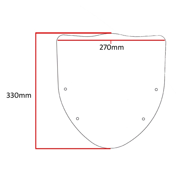 Cupolino PowerBronze Naked fume chiaro Yamaha MT09 2013-2016