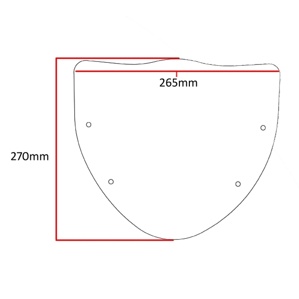 Cupolino PowerBronze Naked basso nero basso Yamaha MT09 2013-2016