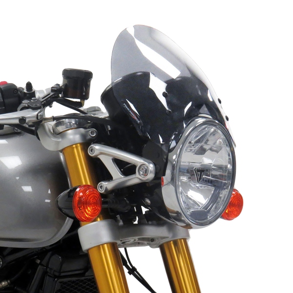 Cupolino PowerBronze Naked basso fume chiaro basso Triumph Thruxton 1200 2016-2024