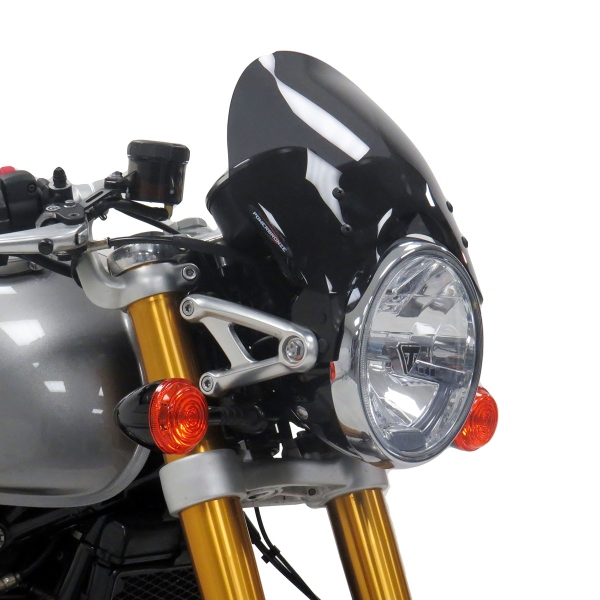 Cupolino PowerBronze Naked basso fume scuro basso Triumph Thruxton 1200 2016-2024