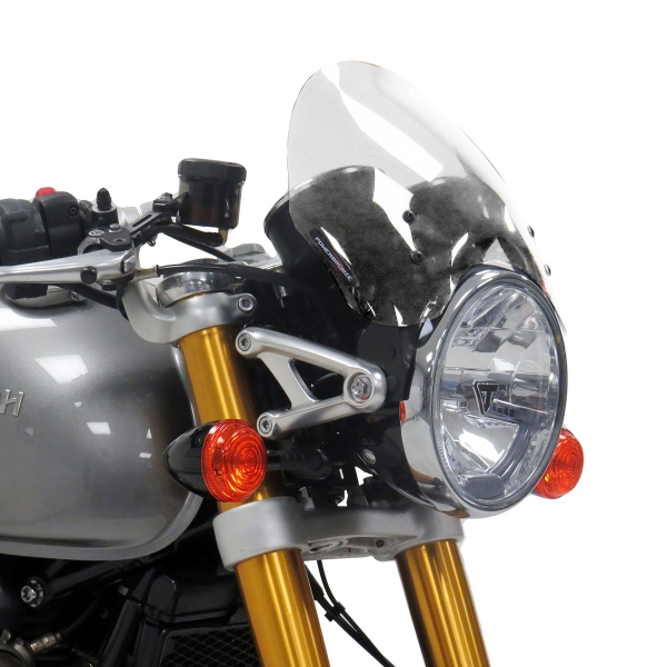 Cupolino PowerBronze Naked basso trasparente basso Triumph Street Cup 900 2017-2019