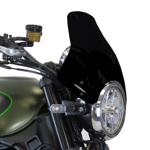 PowerBronze high Naked+ solid black screen Kawasaki Z900RS 2018-2023