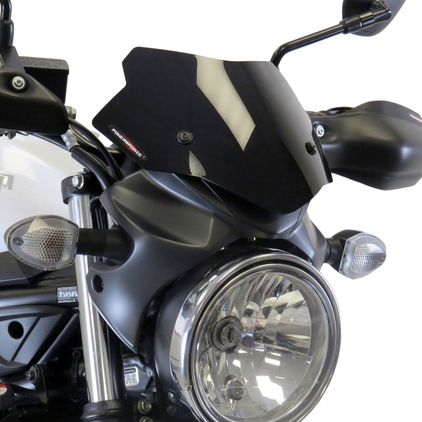PowerBronze Naked solid black screen Suzuki SV650A ABS 2016-2024