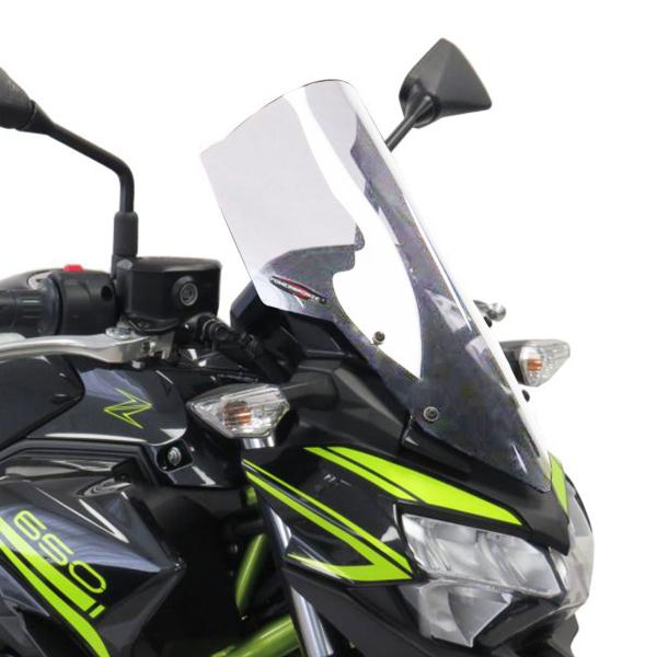PowerBronze high Naked clear screen Kawasaki Z650 2020-2025