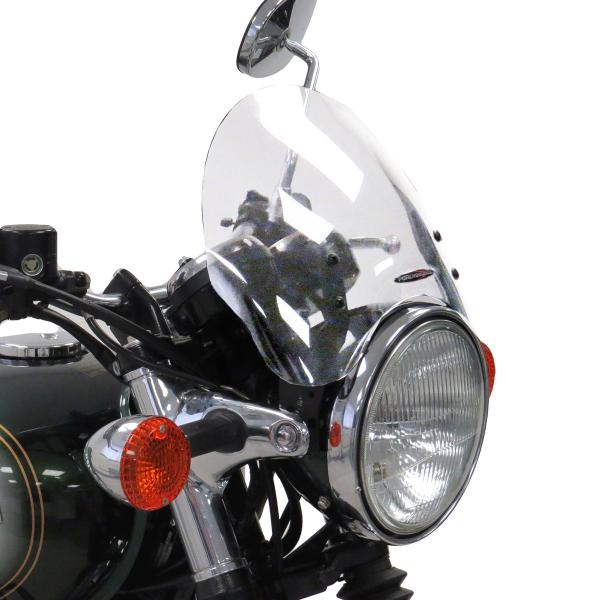 Cupolino PowerBronze Naked basso trasparente basso Kawasaki W800 2013-2020