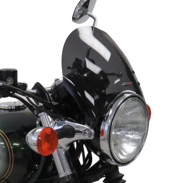 Cupolino PowerBronze Naked basso fume scuro basso Kawasaki W800 2013-2020