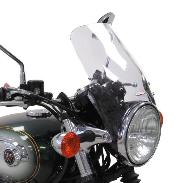 PowerBronze high Naked clear screen Kawasaki W800 2013-2020