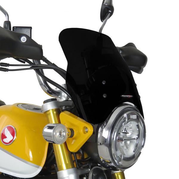 Cupolino PowerBronze Naked basso nero basso Honda Monkey 125 2018-2024