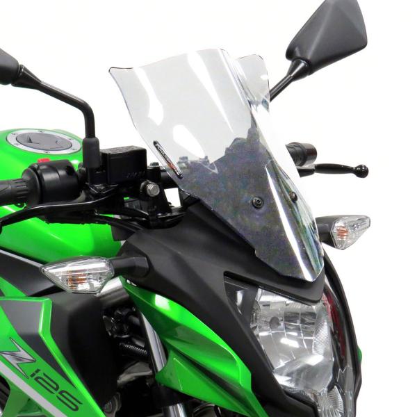 PowerBronze high Naked clear screen Kawasaki Z125 2019-2024