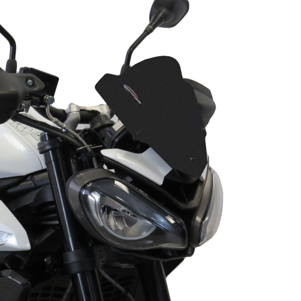 Cupolino PowerBronze Naked basso satinato grigio scuro basso Triumph Street Triple 765R 2023-2024