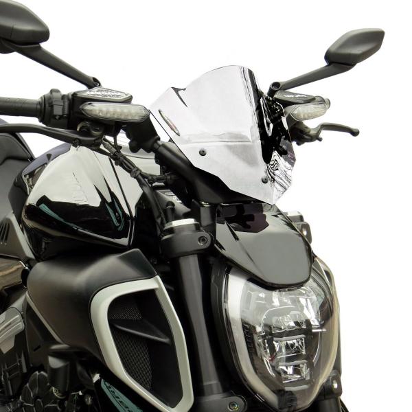 Cupolino PowerBronze Naked basso trasparente Ducati Diavel V4 2023-2025