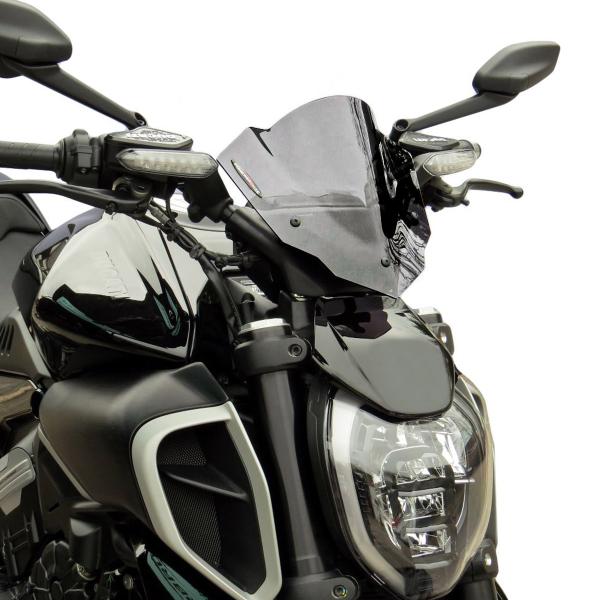 Cupolino PowerBronze Naked basso fume chiaro Ducati Diavel V4 2023-2025