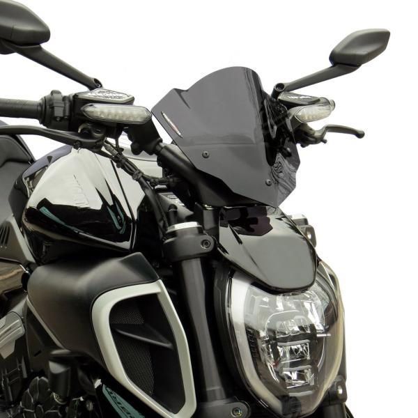 Cupolino PowerBronze Naked basso nero Ducati Diavel V4 2023-2025
