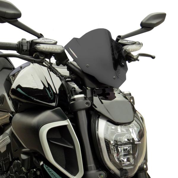 Cupolino PowerBronze Naked basso satinato grigio scuro Ducati Diavel V4 2023-2025