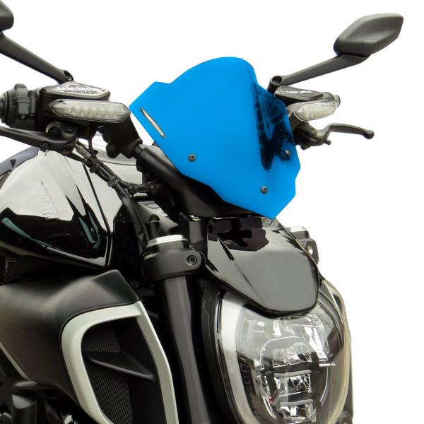 Cupolino PowerBronze Naked satinato azzurro Ducati Diavel V4 2023-2025