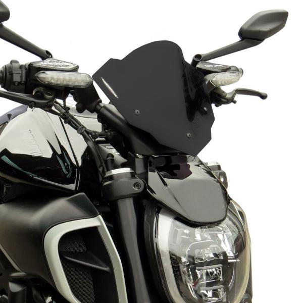 Cupolino PowerBronze Naked satinato grigio scuro Ducati Diavel V4 2023-2025