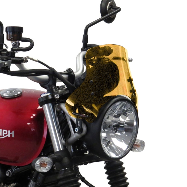 Cupolino PowerBronze Naked basso giallo basso Triumph Scrambler 900 2023-2024