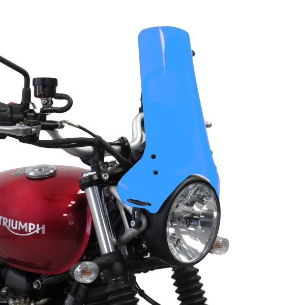 Cupolino PowerBronze Naked satinato azzurro alto Triumph Scrambler 900 2023-2024