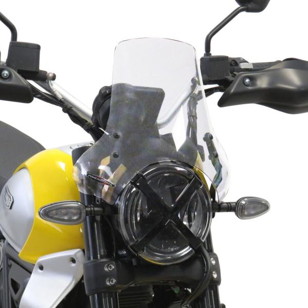 Cupolino PowerBronze Naked trasparente alto Ducati Scrambler 800 2023-2024