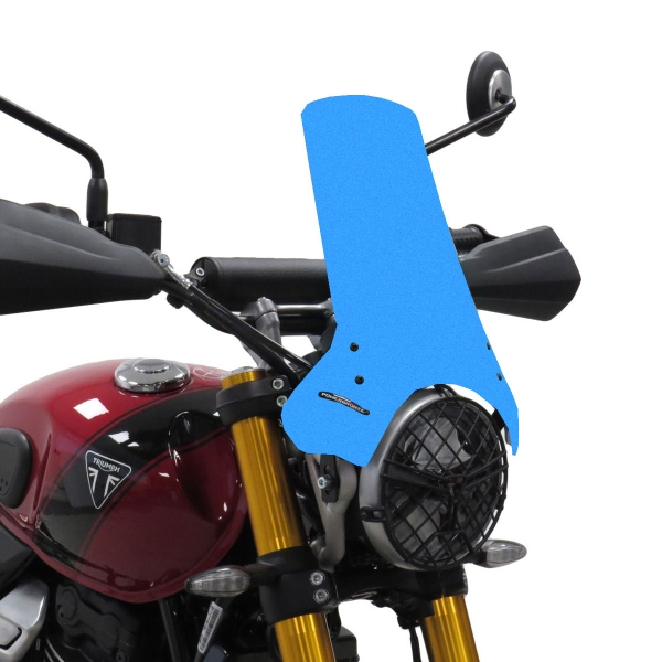 Cupolino PowerBronze Naked satinato azzurro alto Triumph Speed 400 2024