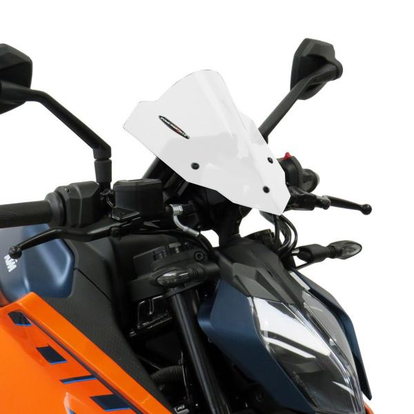 Cupolino PowerBronze Naked basso bianco KTM Duke 125 2024-2025