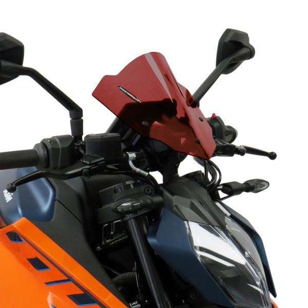 Cupolino PowerBronze Naked basso rosso KTM Duke 125 2024-2025