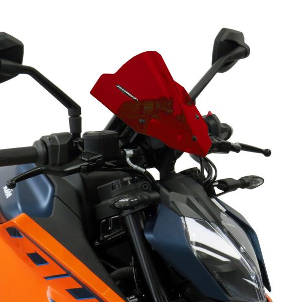 Cupolino PowerBronze Naked basso rosso fiamma KTM Duke 125 2024-2025