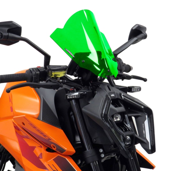 PowerBronze high Naked fluorescent green screen KTM Duke 990/R 2024