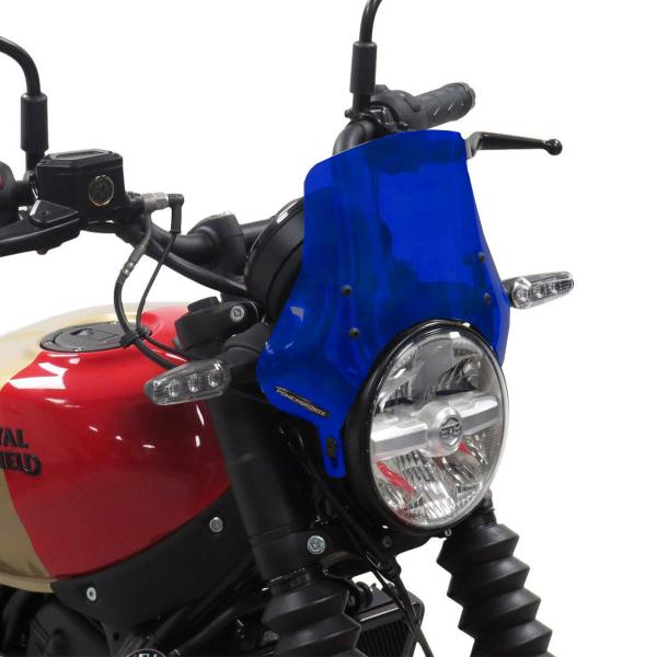 Cupolino PowerBronze Naked basso blu elettrico Royal Enfield Guerrilla 450 2024-2025