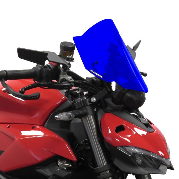 Cupolino PowerBronze Naked alto blu elettrico Ducati Streetfighter V2 2022-2024