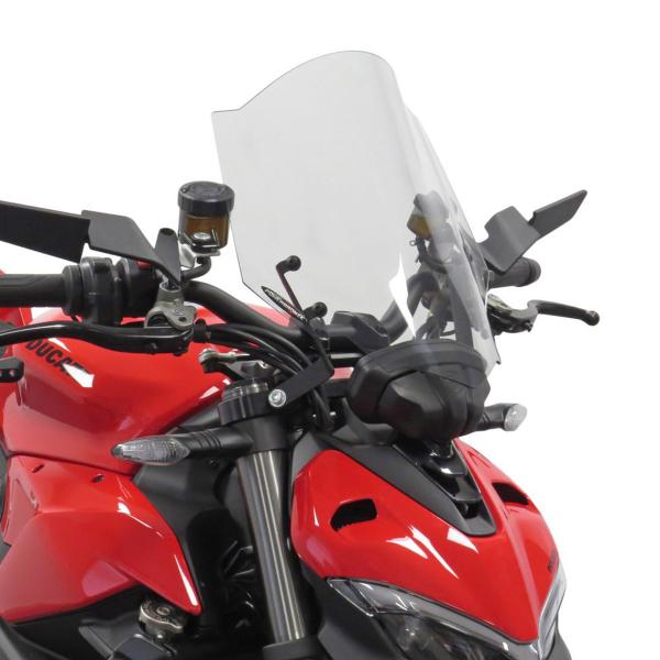 Cupolino PowerBronze Naked + alto fume chiaro Ducati Streetfighter V2 2022-2024