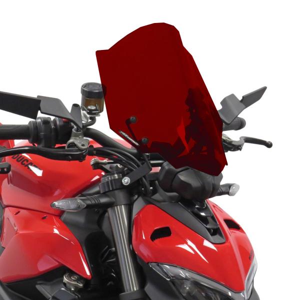 Cupolino PowerBronze Naked + alto rosso Ducati Streetfighter V2 2022-2024