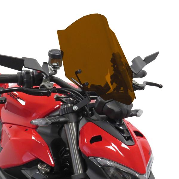 Cupolino PowerBronze Naked + alto ambra Ducati Streetfighter V2 2022-2024