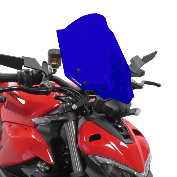 Cupolino PowerBronze Naked + alto blu elettrico Ducati Streetfighter V2 2022-2024