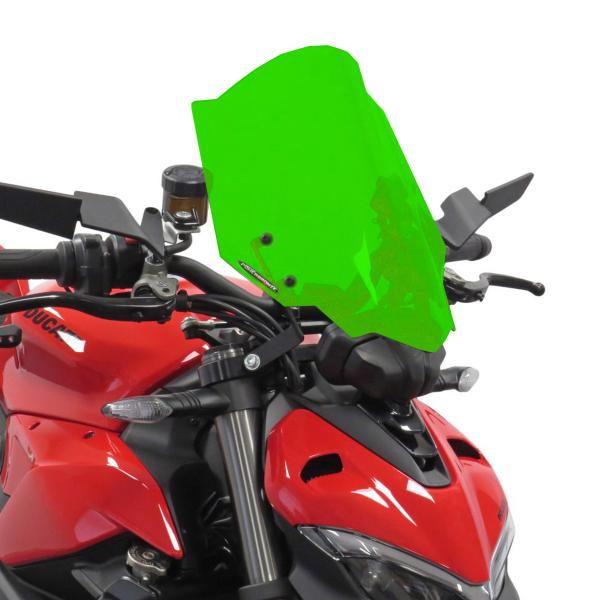 Cupolino PowerBronze Naked + alto verde fluo Ducati Streetfighter V2 2022-2024