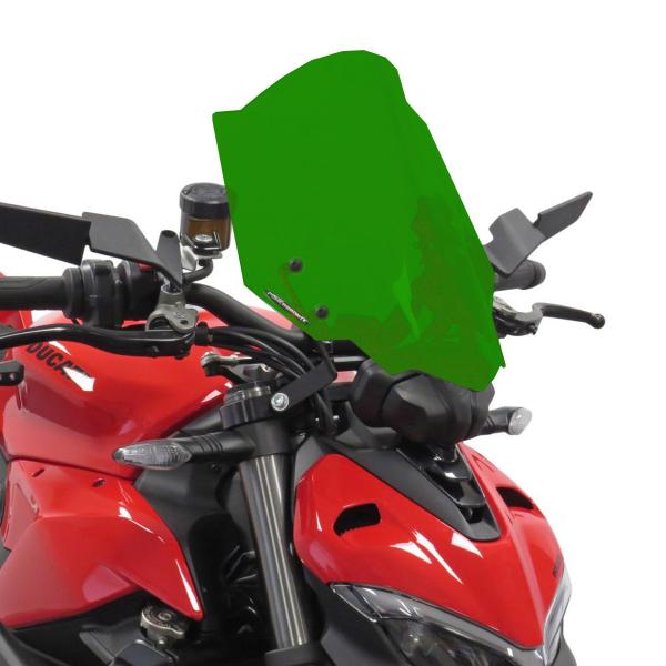 Cupolino PowerBronze Naked + alto verde scuro Ducati Streetfighter V2 2022-2024
