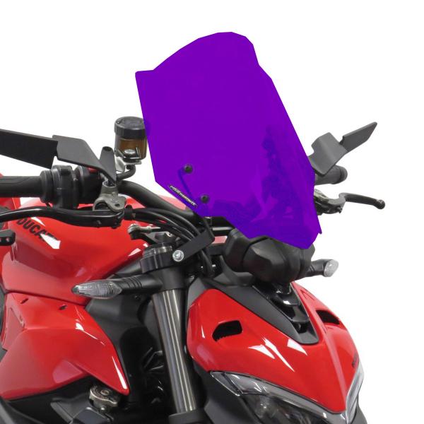 Cupolino PowerBronze Naked + alto viola Ducati Streetfighter V2 2022-2024