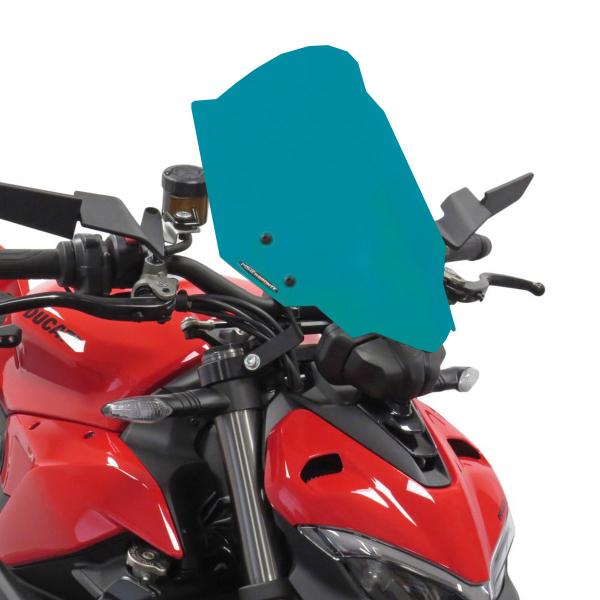 Cupolino PowerBronze Naked + alto satinato azzurro Ducati Streetfighter V2 2022-2024
