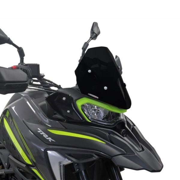 PowerBronze Adventure Sport solid black screen Benelli TRK702/TRK702X 2023-2024