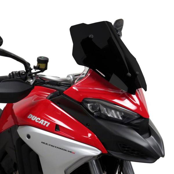 PowerBronze Adventure Sport solid black screen Ducati Multistrada V4 Pikes Peak 2021-2024