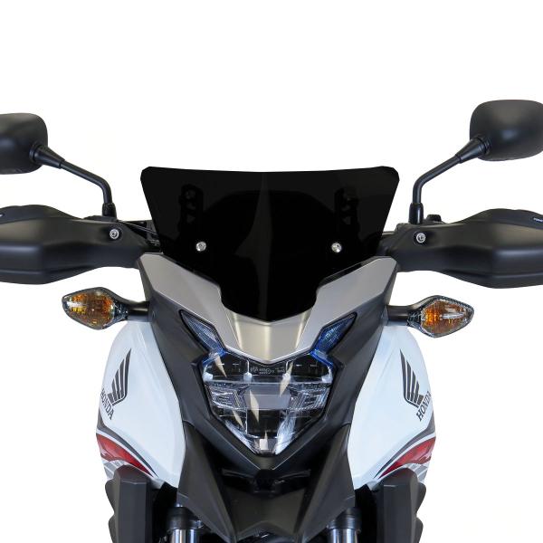 PowerBronze Adventure Sport solid black screen Honda CB500X 2016-2024