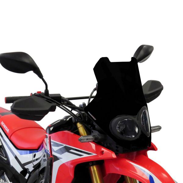 PowerBronze Adventure Sport solid black screen Honda CRF250 Rally 2017-2021