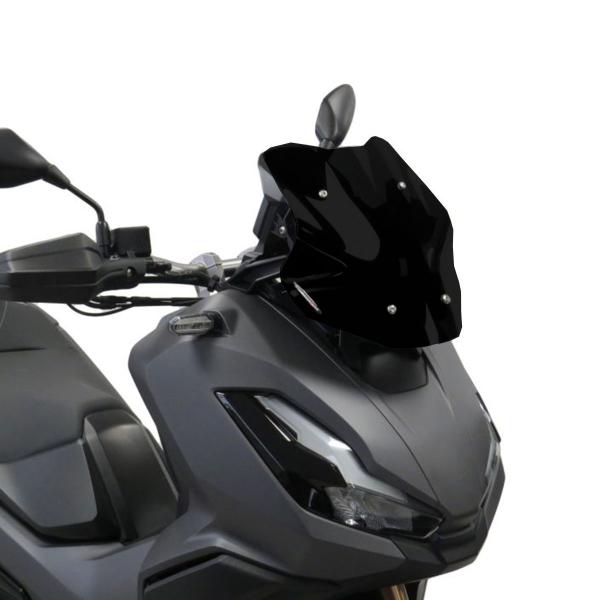PowerBronze Adventure Sport solid black screen Honda ADV350 2022-2024